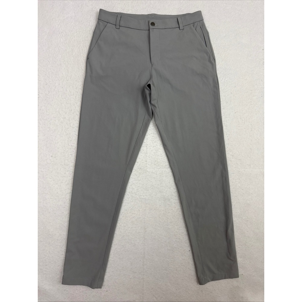 Lululemon Mens 32x34 Gray Commission Pant Classic Warpstreme Chino LM5711S